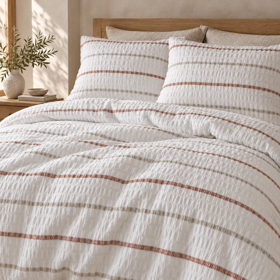 AI-styled room visualization. Refer to original fabric photographs for product details. SY28081005 — AI-styled room visualization