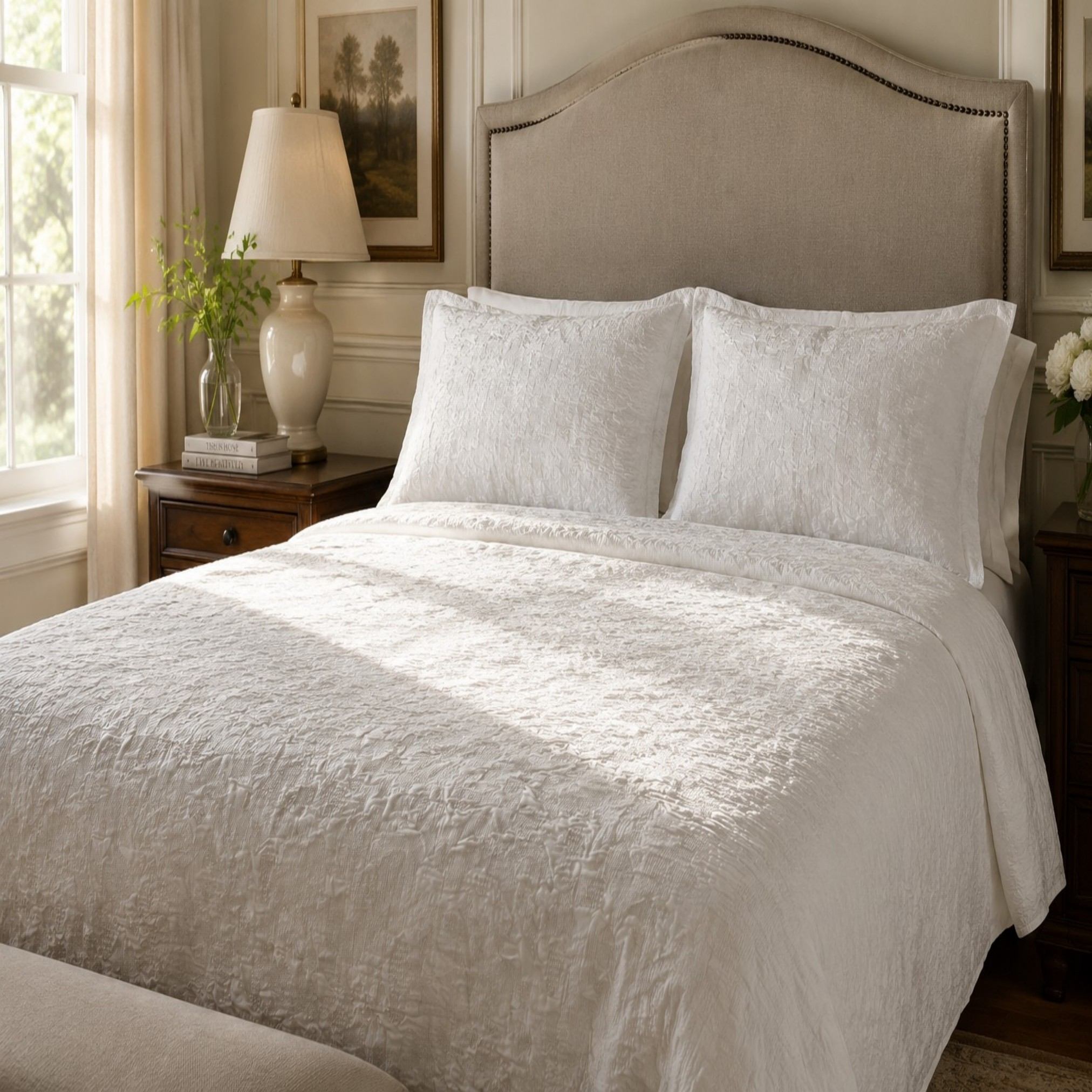Abstract Textured Air Layer Quilt Set