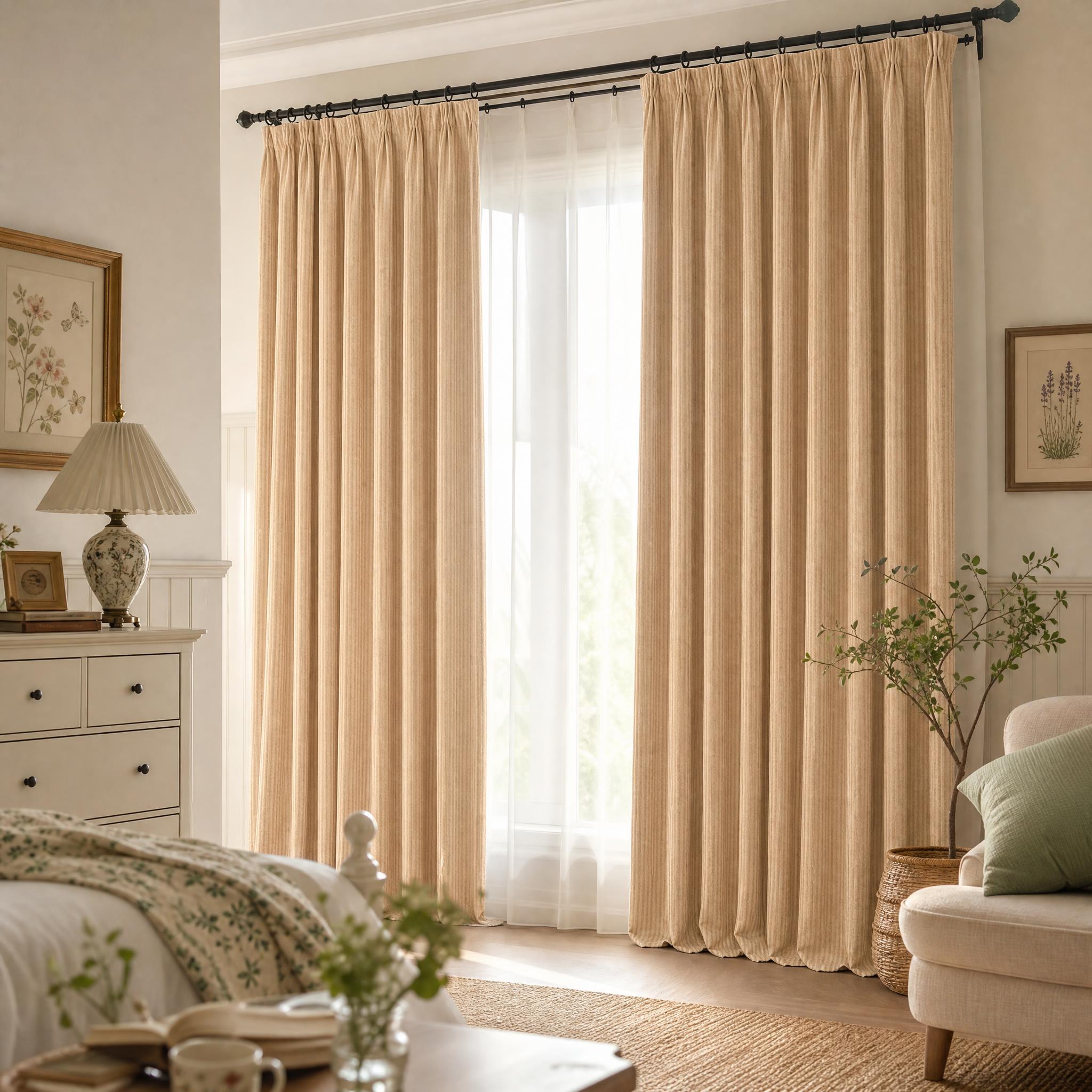 Textured Corduroy Curtain